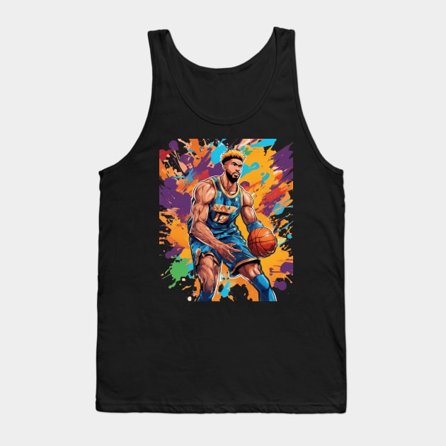 LA basketball Tank Top by animegirlnft